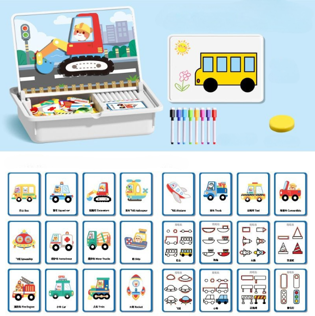 Magnetische Dress-Up-Puzzles für Kinder