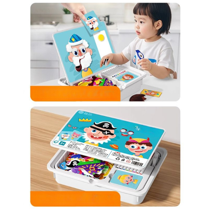 Magnetische Dress-Up-Puzzles für Kinder