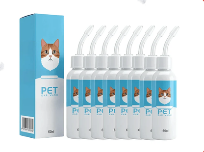 🐶 KAUFE 2, ERHALTE 1 GRATIS! 🐱 Sanfte Tierohrreiniger-Lösung – Sicher & schnell reinigend – Mit flexibler Silikonspitze – ideal für Hunde & Katzen – sanft & effektiv 🧴✨👂