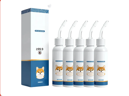 🐶 KAUFE 2, ERHALTE 1 GRATIS! 🐱 Sanfte Tierohrreiniger-Lösung – Sicher & schnell reinigend – Mit flexibler Silikonspitze – ideal für Hunde & Katzen – sanft & effektiv 🧴✨👂