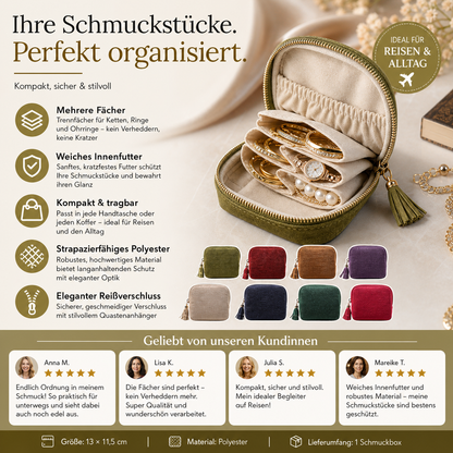 🔥 Heute -50 %! 💎 Mini-Schmucktasche mit Reißverschluss – kompakt, elegant & perfekt für Reisen