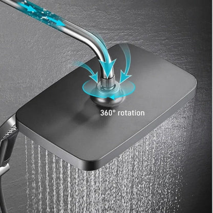 🛍️ 57 % Rabatt – Duschset mit Aufputz-Armatur, wandmontiert & Brauseset, Vollkupfer, Druckverstärkung, Thermostat – für den täglichen Gebrauch 🚿
