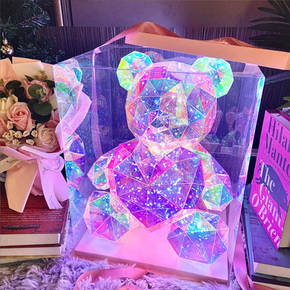 💕Valentinstags-Special – 50% Rabatt🎁 Bunter, leuchtender Bär