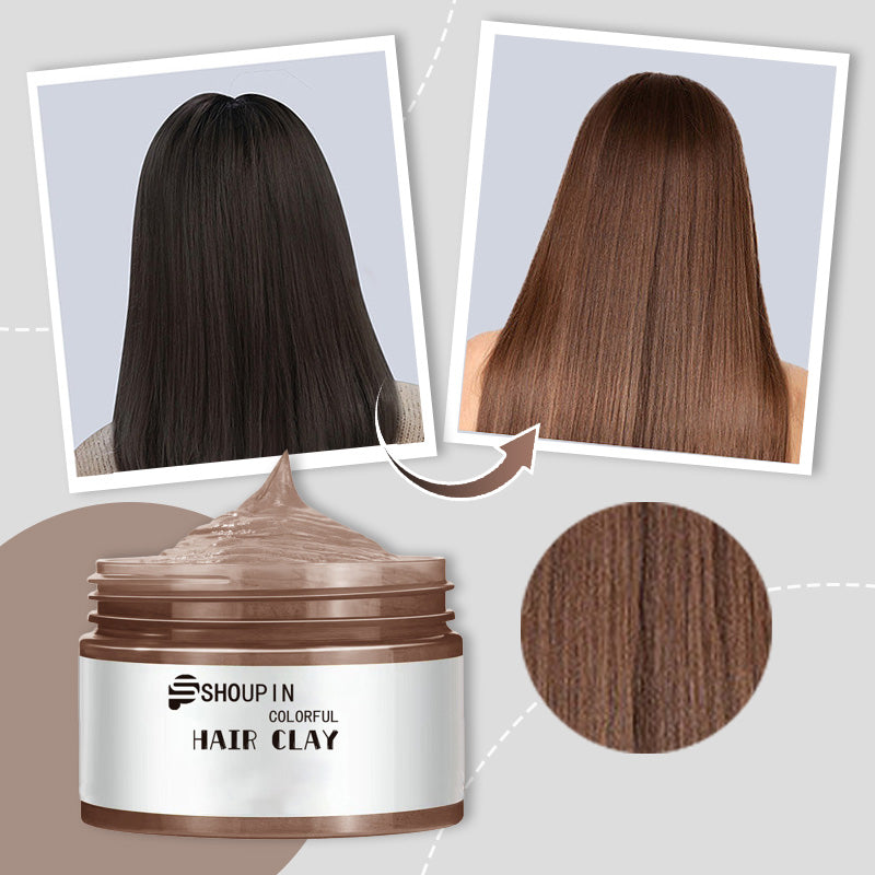 🎁Un must per le donne🥳11 colori - Cera colorante per capelli monouso istantanea