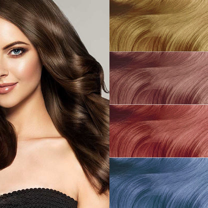 🎁Un must per le donne🥳11 colori - Cera colorante per capelli monouso istantanea