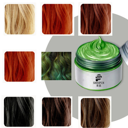 🎁Un must per le donne🥳11 colori - Cera colorante per capelli monouso istantanea