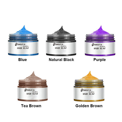 🎁Un must per le donne🥳11 colori - Cera colorante per capelli monouso istantanea
