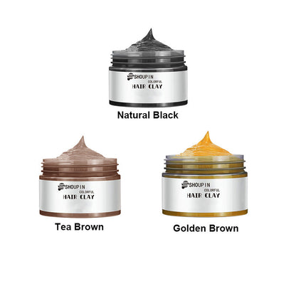 🎁Un must per le donne🥳11 colori - Cera colorante per capelli monouso istantanea