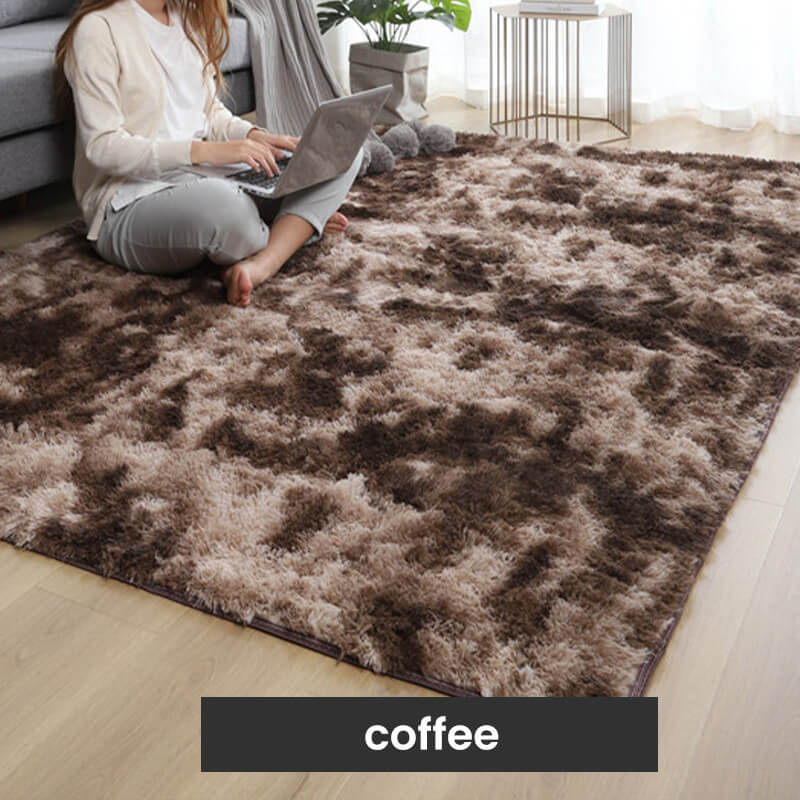 🔥Solange der Vorrat reicht 40 % Rabatt!💖Plüsch-Fußmatte in Farbverlauf – Gemütlichkeit für dein Zuhause