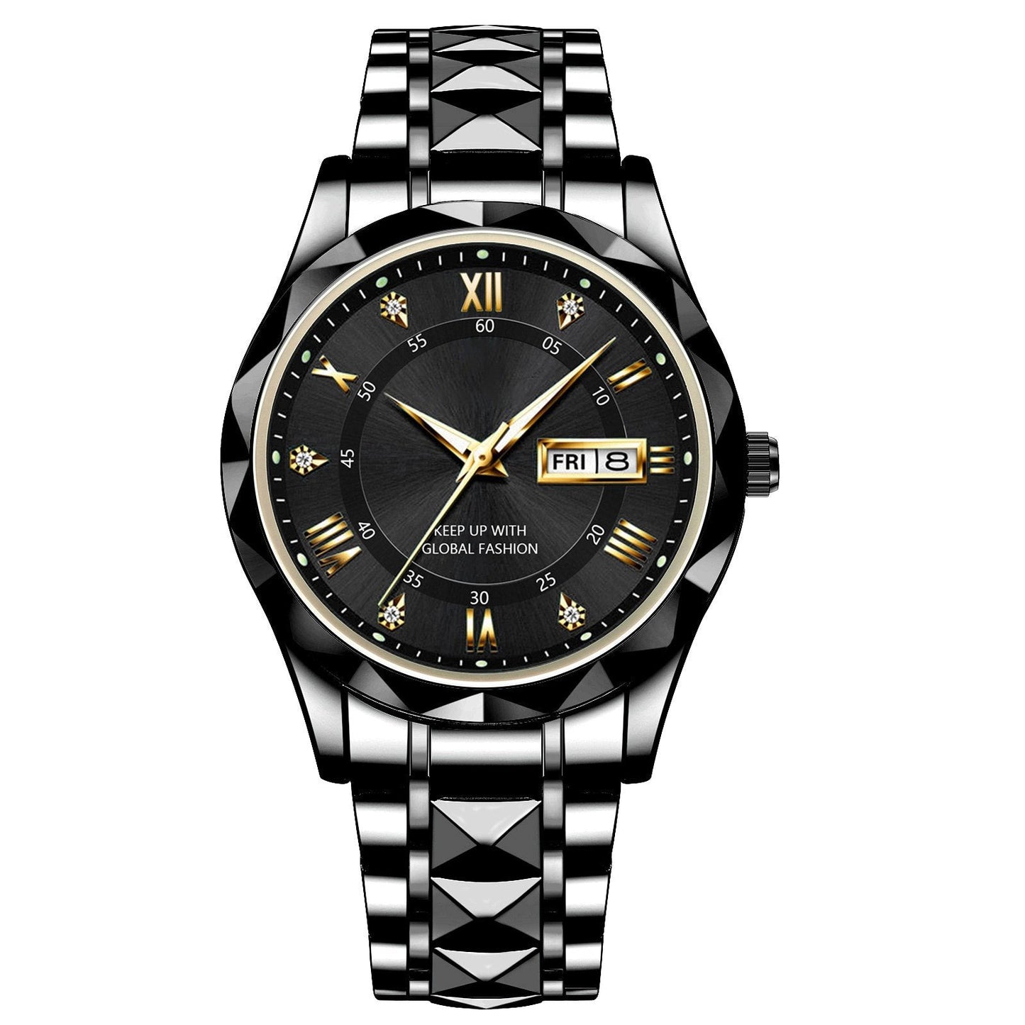 ⌚🎁Ideales Geschenk - Wasserdichte Luxusuhr für Männer mit Leuchtmasse💯🌹