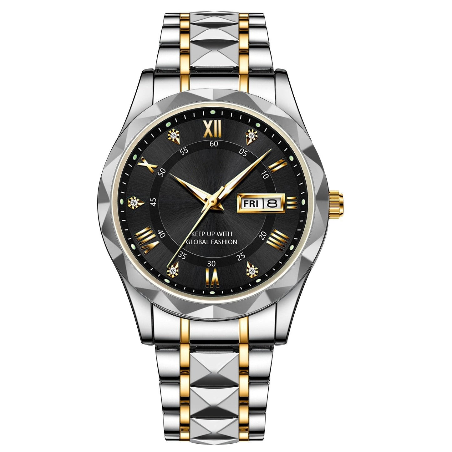 ⌚🎁Ideales Geschenk - Wasserdichte Luxusuhr für Männer mit Leuchtmasse💯🌹