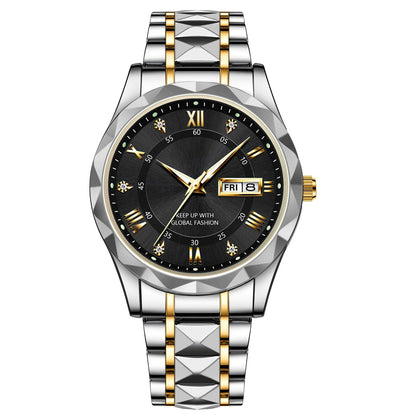 ⌚🎁Ideales Geschenk - Wasserdichte Luxusuhr für Männer mit Leuchtmasse💯🌹