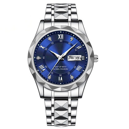 ⌚🎁Ideales Geschenk - Wasserdichte Luxusuhr für Männer mit Leuchtmasse💯🌹