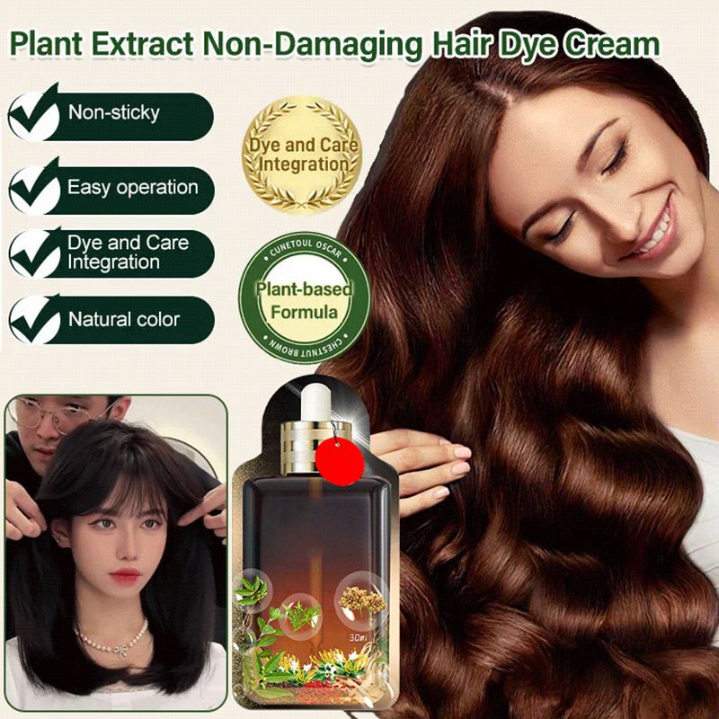 🌈😍Crema colorante per capelli senza danni con estratto vegetale