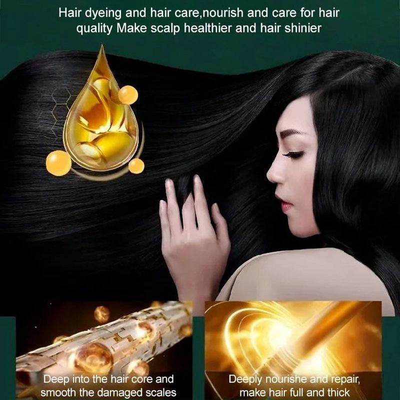 🌈😍Crema colorante per capelli senza danni con estratto vegetale