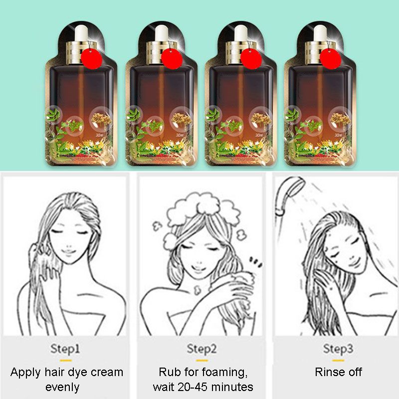 🌈😍Crema colorante per capelli senza danni con estratto vegetale