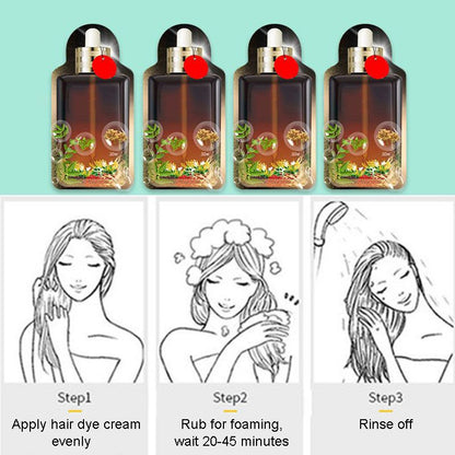 🌈😍Crema colorante per capelli senza danni con estratto vegetale