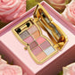 🌸🧸Winnie der Bär glänzt hell mit 10 Farben Diamant-Lidschatten, Glitzer- und Perlglanz-Lidschatten-Palette, in All-Match-Lidschatten-Bühnen-Make-up