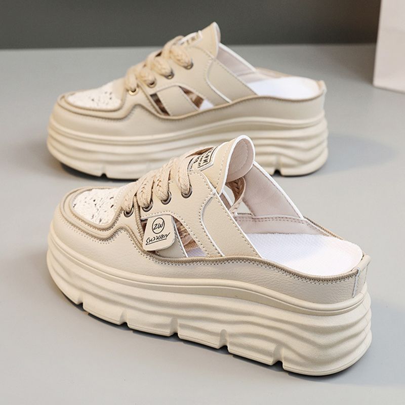 🔥Lichtgewicht, ademende schoenen met dikke zool en holle zool voor dames