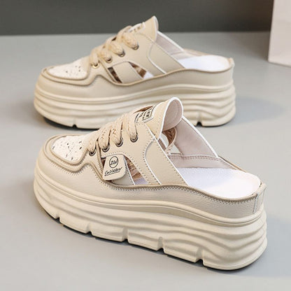 🔥Lichtgewicht, ademende schoenen met dikke zool en holle zool voor dames