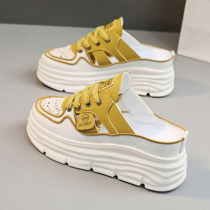 🔥Lichtgewicht, ademende schoenen met dikke zool en holle zool voor dames