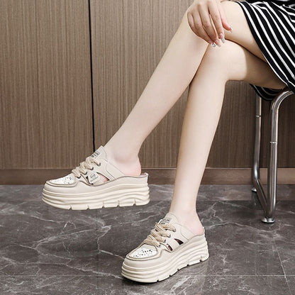 🔥Lichtgewicht, ademende schoenen met dikke zool en holle zool voor dames