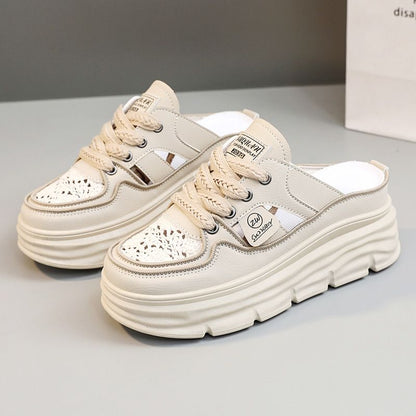 🔥Lichtgewicht, ademende schoenen met dikke zool en holle zool voor dames
