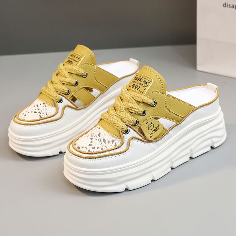🔥Lichtgewicht, ademende schoenen met dikke zool en holle zool voor dames