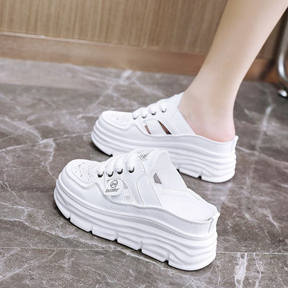 🔥Lichtgewicht, ademende schoenen met dikke zool en holle zool voor dames