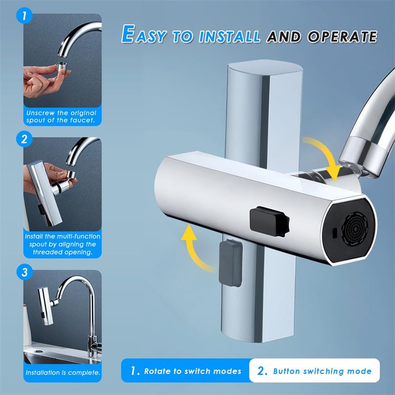 💥Acquista 2 e ricevi 1 gratis💥Rubinetto da cucina con cascata
