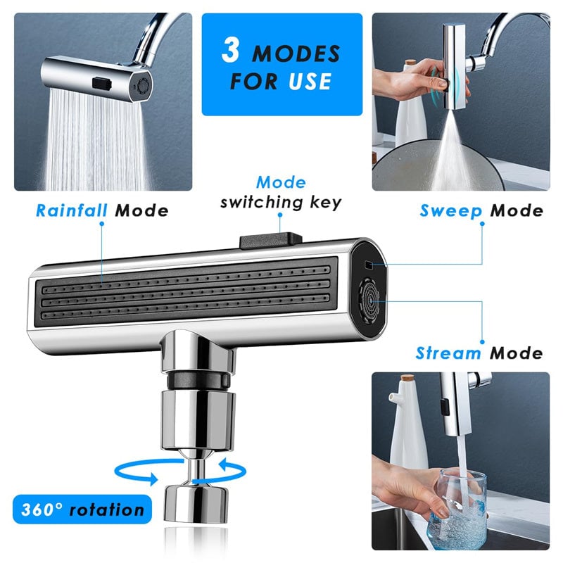 💥Acquista 2 e ricevi 1 gratis💥Rubinetto da cucina con cascata