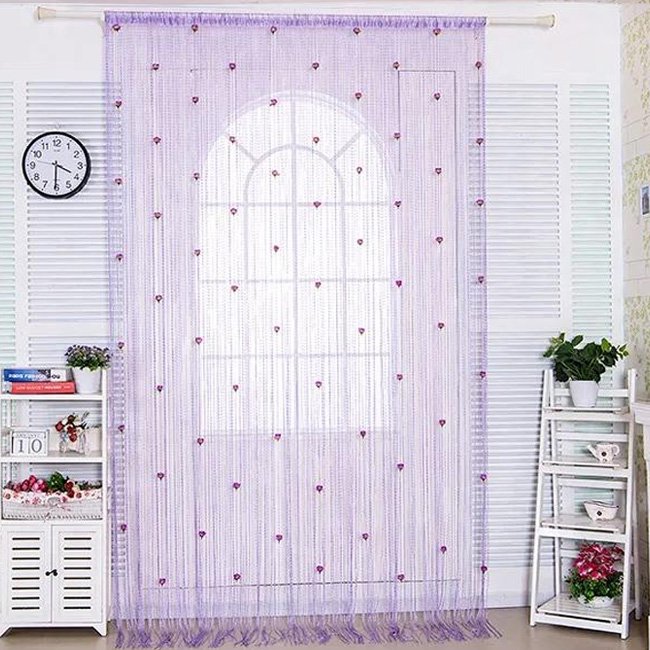 ✨VENDITA CALDA✨Tenda per porta elegante e raffinata con rose