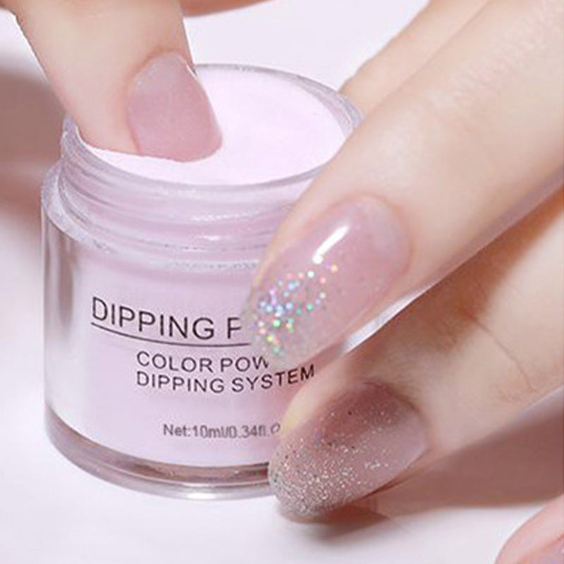 Poudre de plongée à un seul collaboration pour les ongles