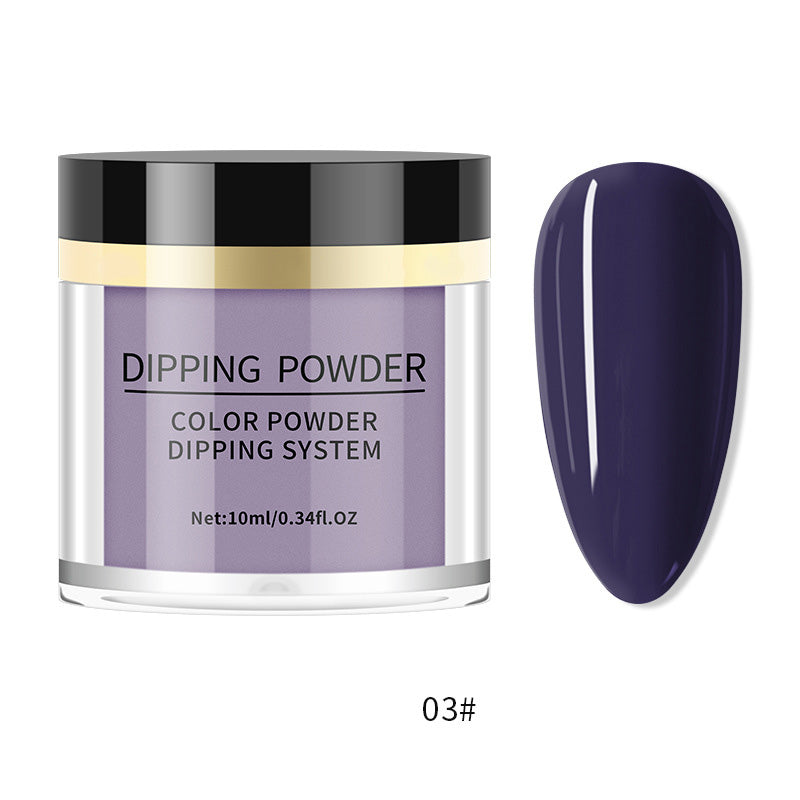 Poudre de plongée à un seul collaboration pour les ongles