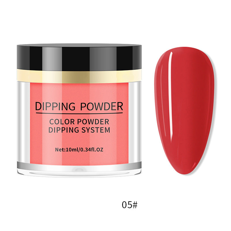 Poudre de plongée à un seul collaboration pour les ongles