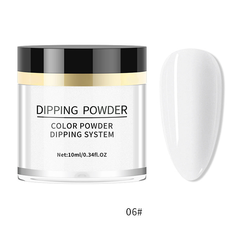 Poudre de plongée à un seul collaboration pour les ongles