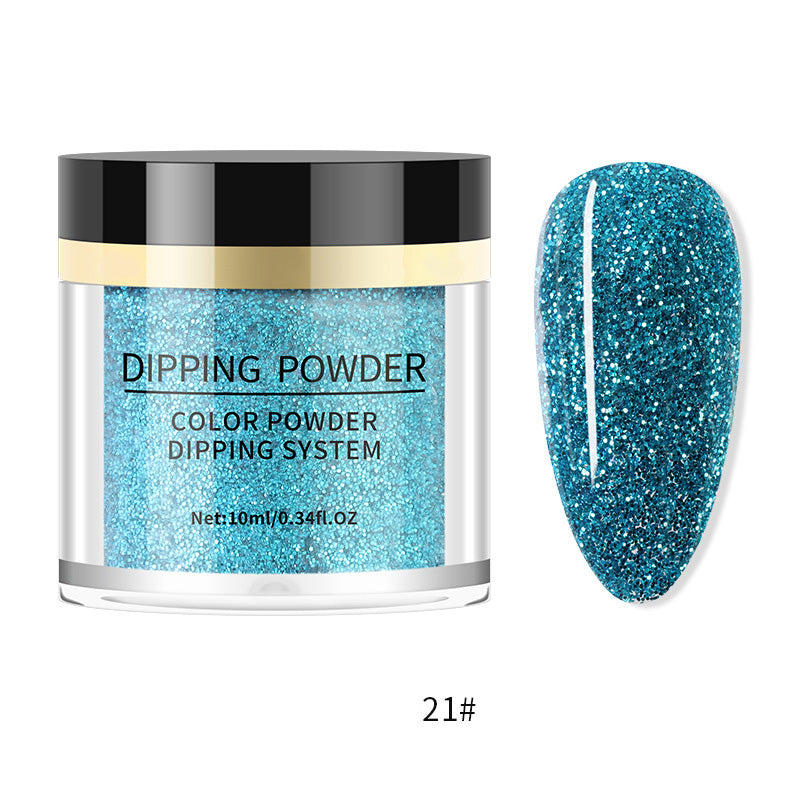 Poudre de plongée à un seul collaboration pour les ongles