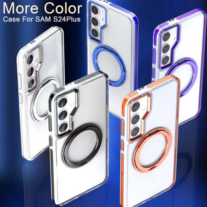 🎁Ny roterande stil🔥Samsung S24/S23 supermagnetiskt telefonskal med roterande stativ