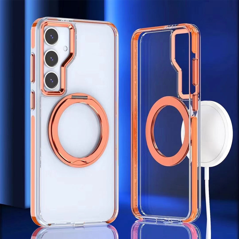 🎁Ny roterande stil🔥Samsung S24/S23 supermagnetiskt telefonskal med roterande stativ