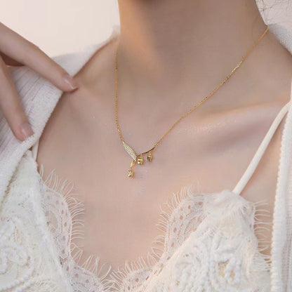 Elegante collana di orchidee per le donne