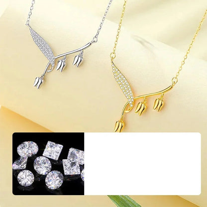 Elegante collana di orchidee per le donne