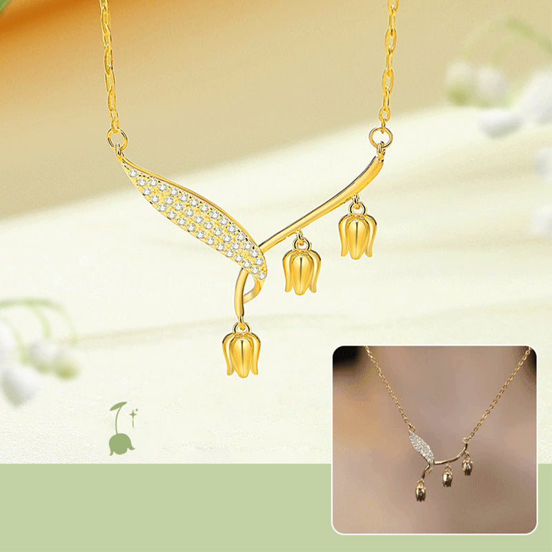 Elegante collana di orchidee per le donne