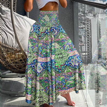 🔥50% de réduction en offre spéciale🔥Jupe taille haute à imprimé floral tendance pour femme