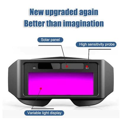 🔥Solange der Vorrat reicht 40 % Rabatt!🎉Schweißerschutzbrille – Automatische Solar-Verdunkelung – DIN 9-13 & 1/25 000 s für MIG/TIG-Schweißen ⚡