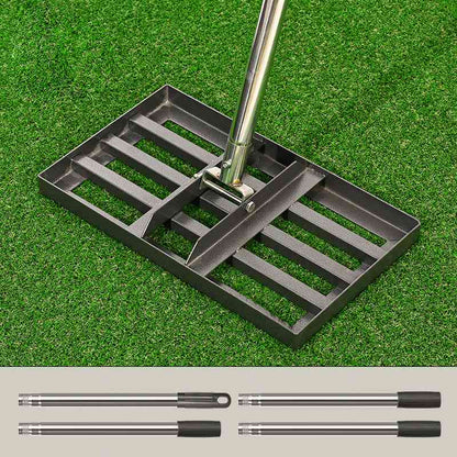 ☘️Rastrillo nivelador de césped profesional para jardines y campos de golf