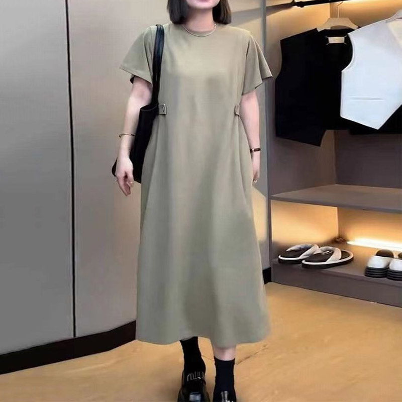 Summer leisure dress for women in a relaxed fit