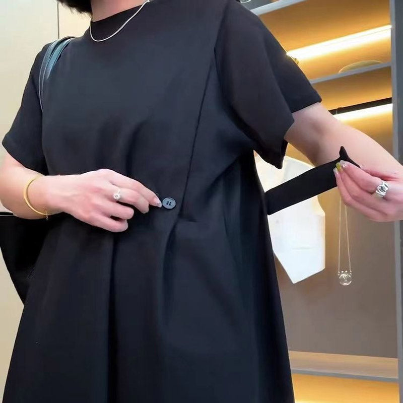 Summer leisure dress for women in a relaxed fit
