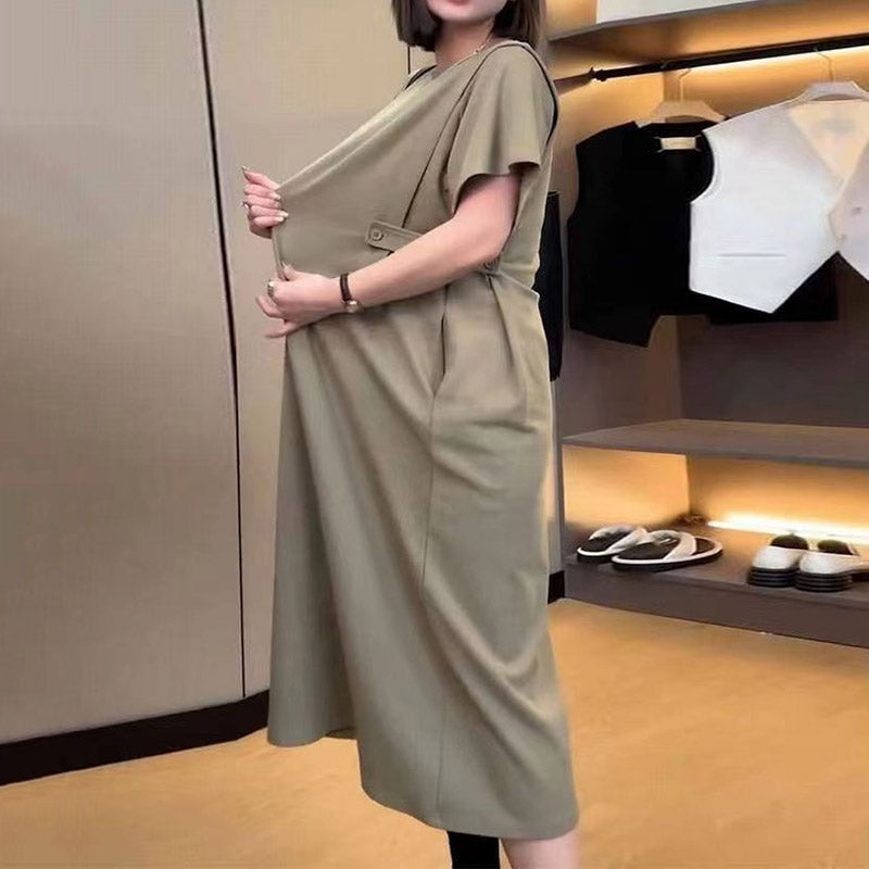Summer leisure dress for women in a relaxed fit