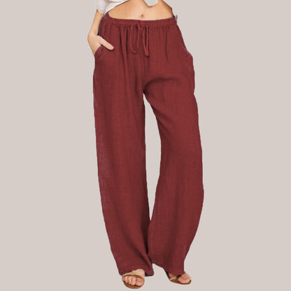 🌸Women's Summer Cotton Linen Wide Leg Pants😍