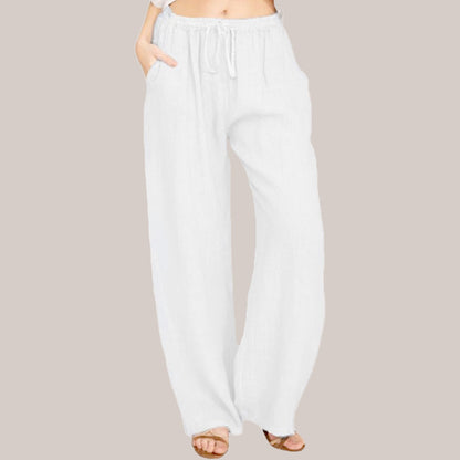 🌸Women's Summer Cotton Linen Wide Leg Pants😍